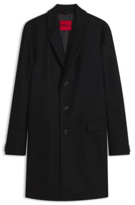Slim-fit coat with three-button closure 4