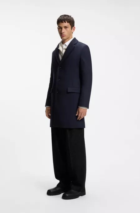 Manteau Slim avec fermeture à trois boutons