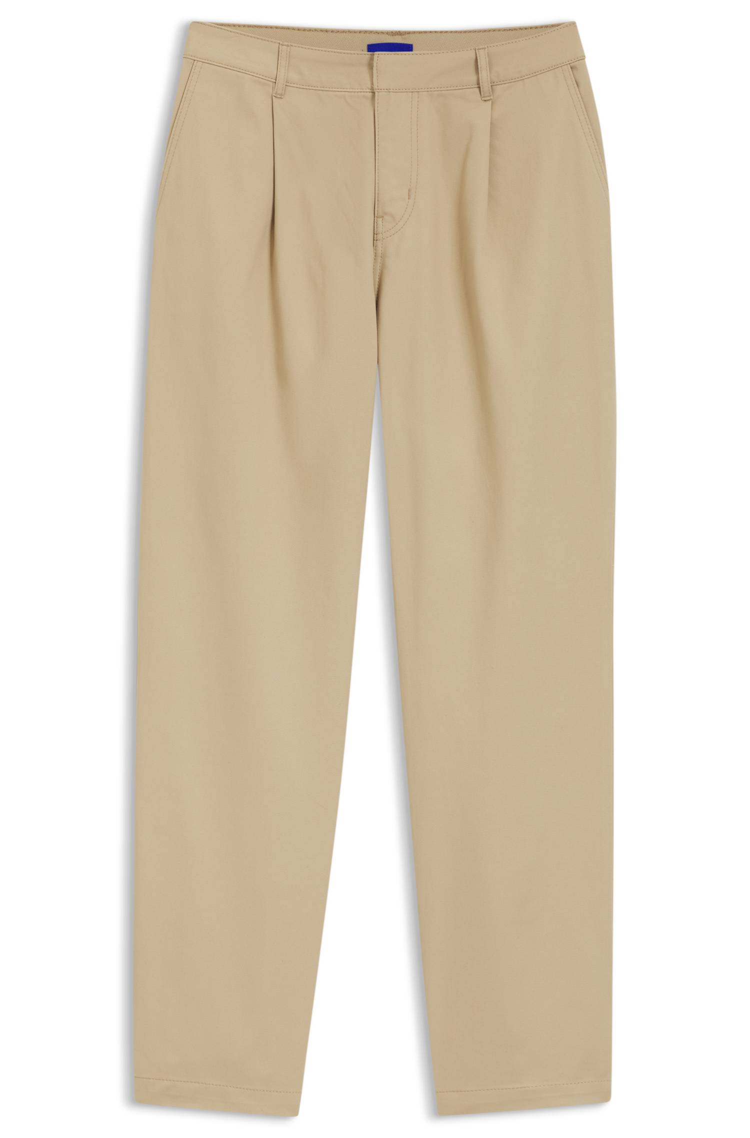 Hugo Low-waisted cotton trousers with paracord belt detail byxor dam – bild 4