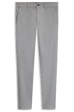 Chino slim fit in twill di cavalleria elasticizzato