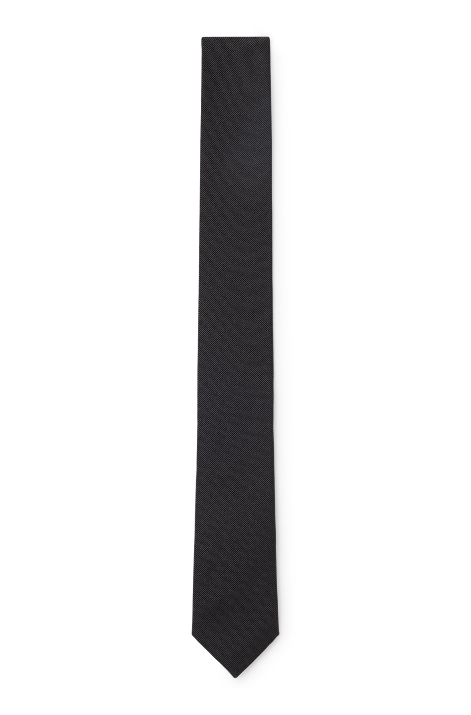 Boss Silk tie with jacquard weave slipsar herr