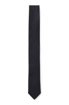 Silk tie with jacquard weave