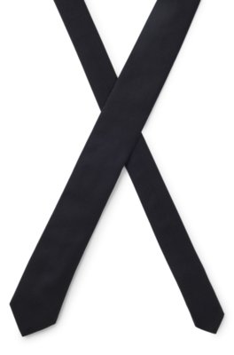 Boss Silk tie with jacquard weave slipsar herr – bild 3