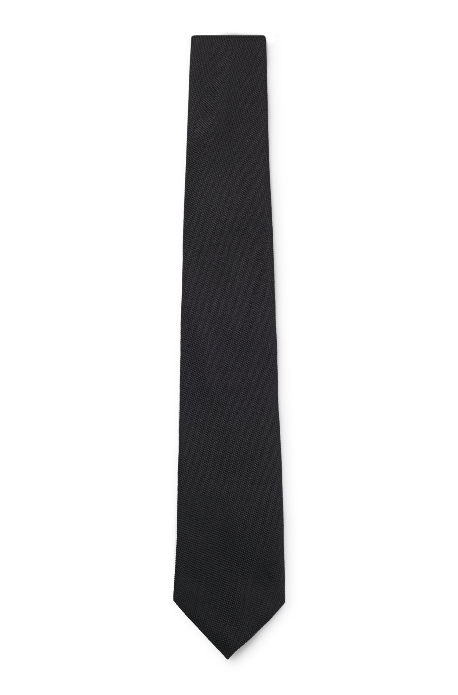 Boss Silk tie with solid weave slipsar herr