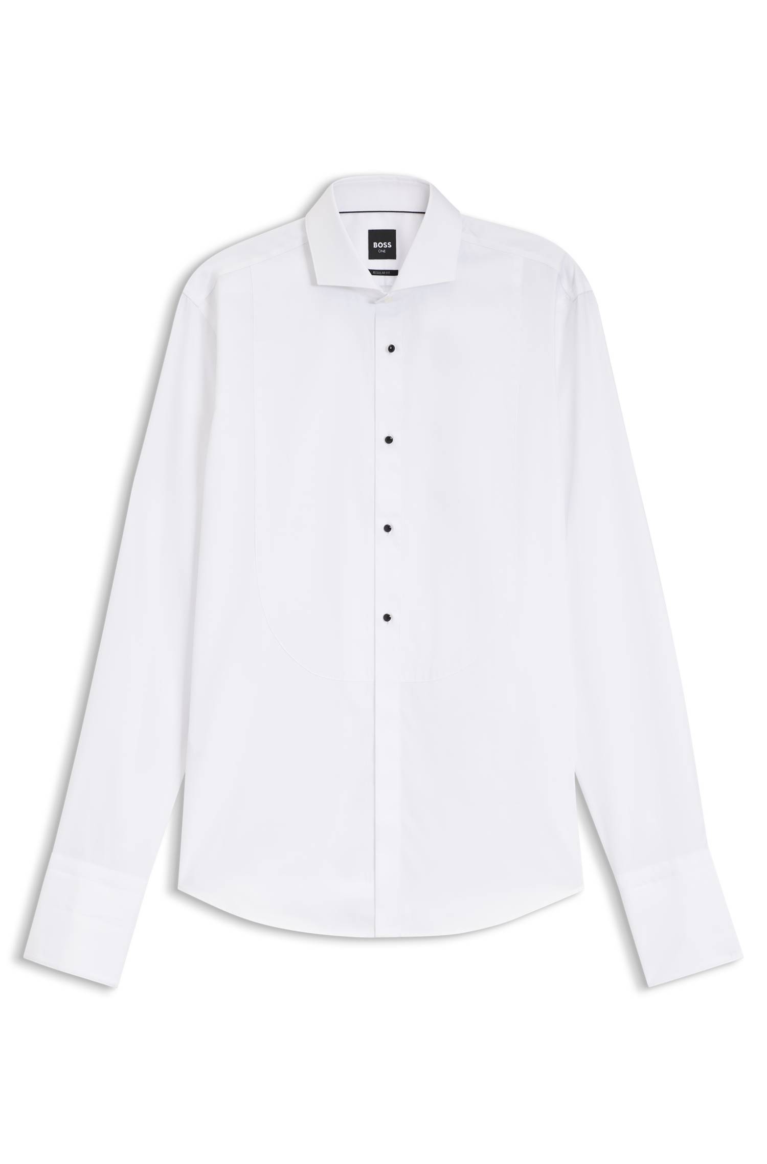 Boss ONE Regular-fit shirt in wrinkle-free cotton poplin skjortor & blusar herr – bild 4