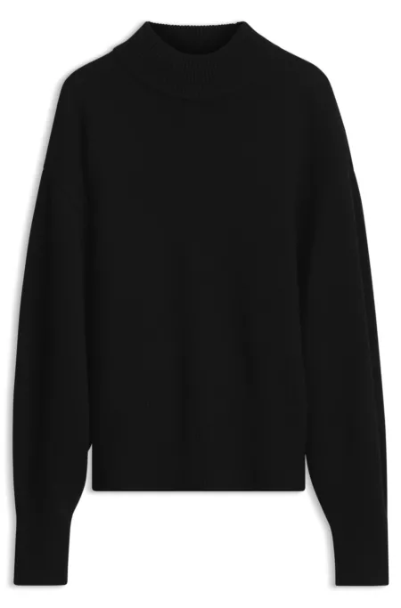 Pull Relaxed en maille avec col montant