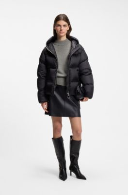 Maglione relaxed fit con collo a lupetto, Grigio