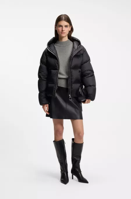 Pull Relaxed en maille avec col montant