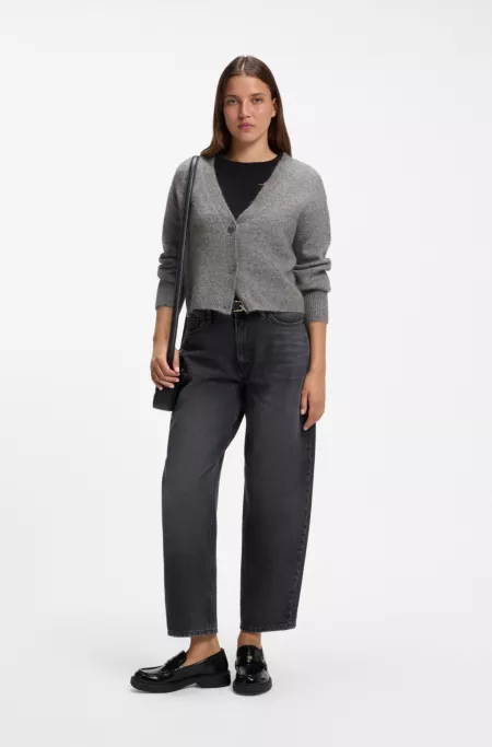 Cardigan Relaxed en laine texturée