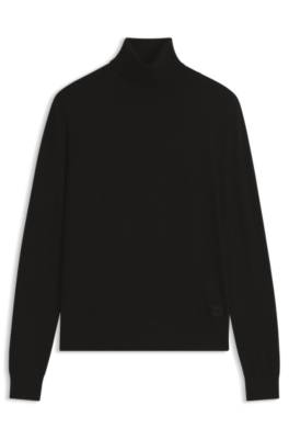 Hugo Rollneck sweater in a wool blend with cashmere polotröjor dam – bild 4