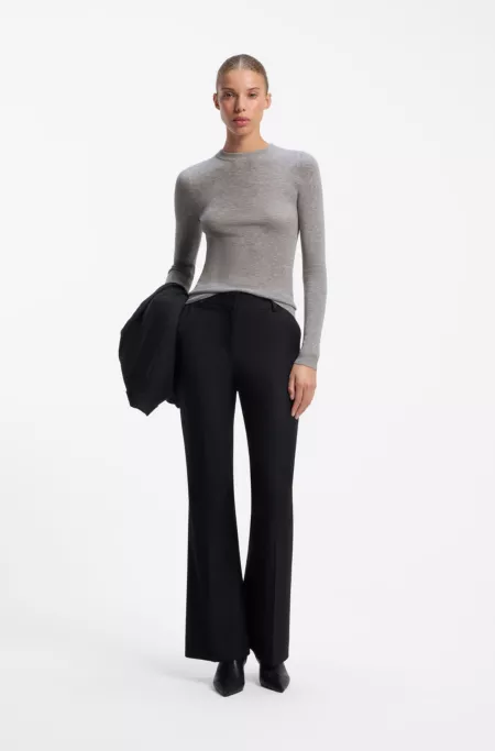 Pull Slim en laine mélangée à du cachemire