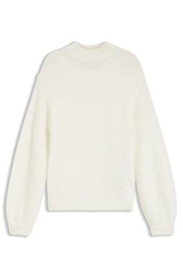 Hugo Brushed chunky-knit sweater in an oversized fit stickade tröjor dam – bild 4
