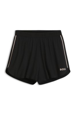 Active dual-layer shorts, Black