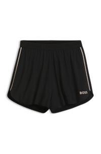 Active dual-layer shorts, Black