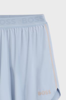 Active dual-layer shorts, Light Blue