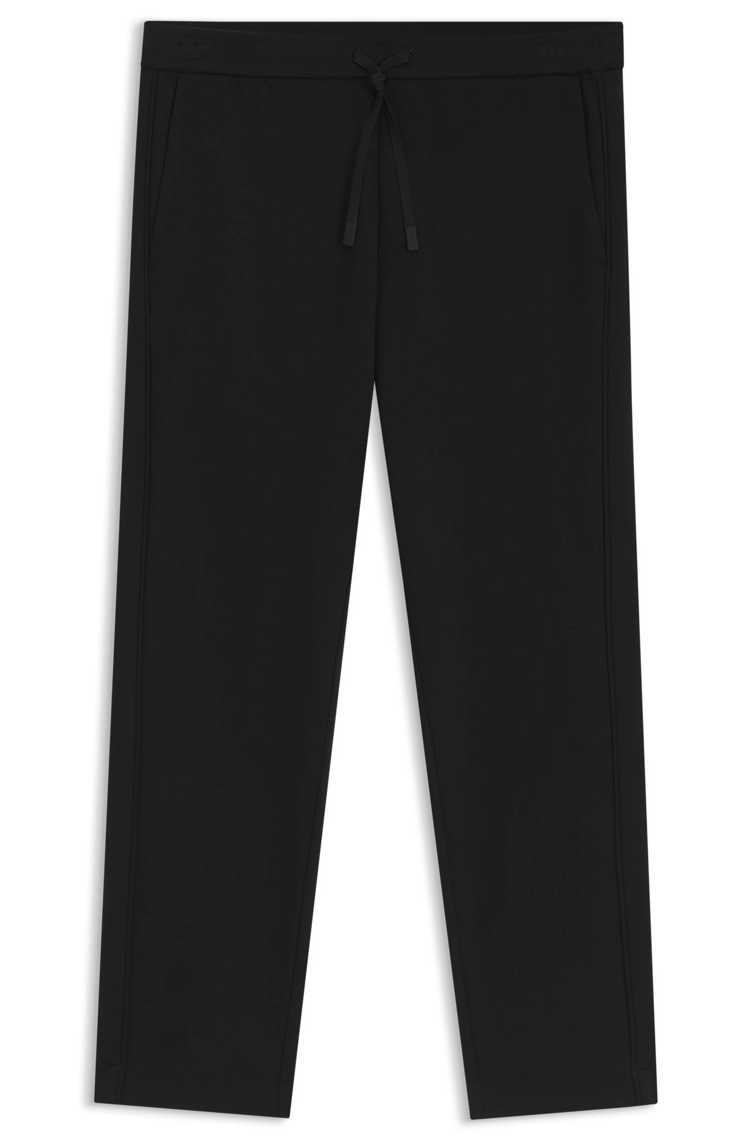 Boss Regular-fit tracksuit bottoms with four-way stretch byxor herr – bild 4