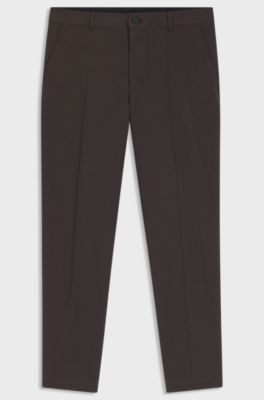 BOSS Selected by Shohei Ohtani formal trousers , Dark Brown