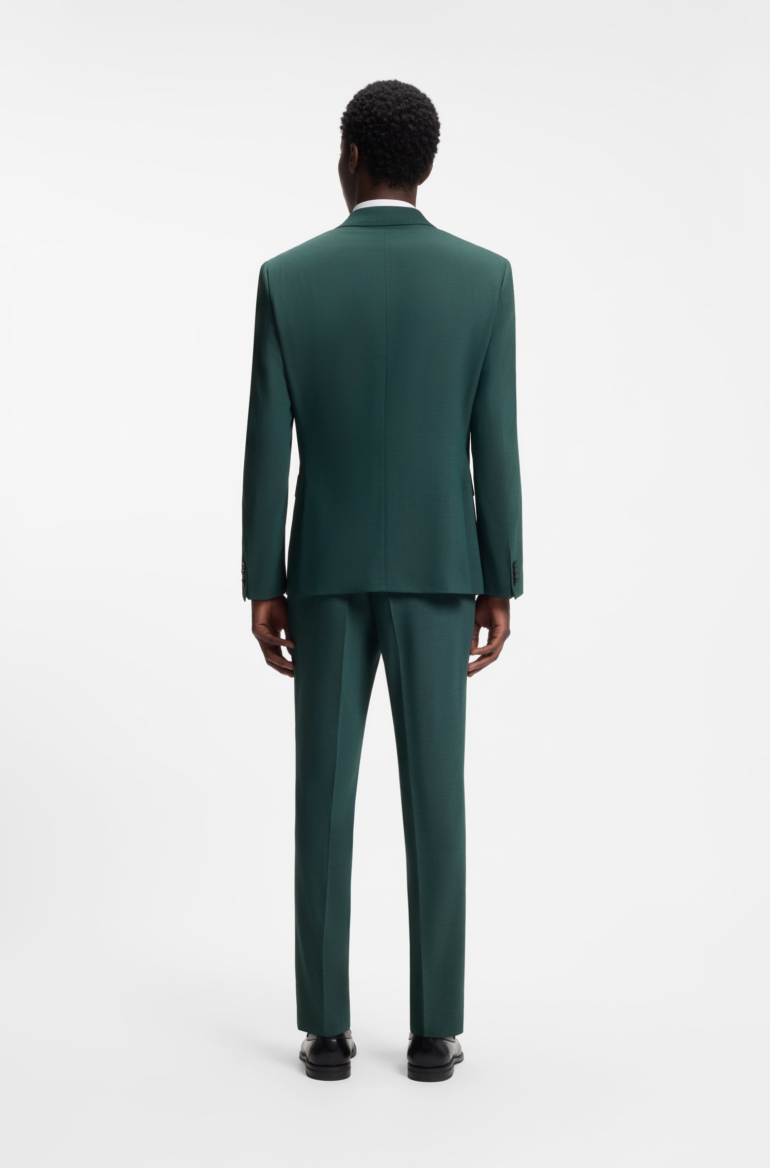 Hugo Two-piece slim-fit suit in performance-stretch twill kostymer herr – bild 3