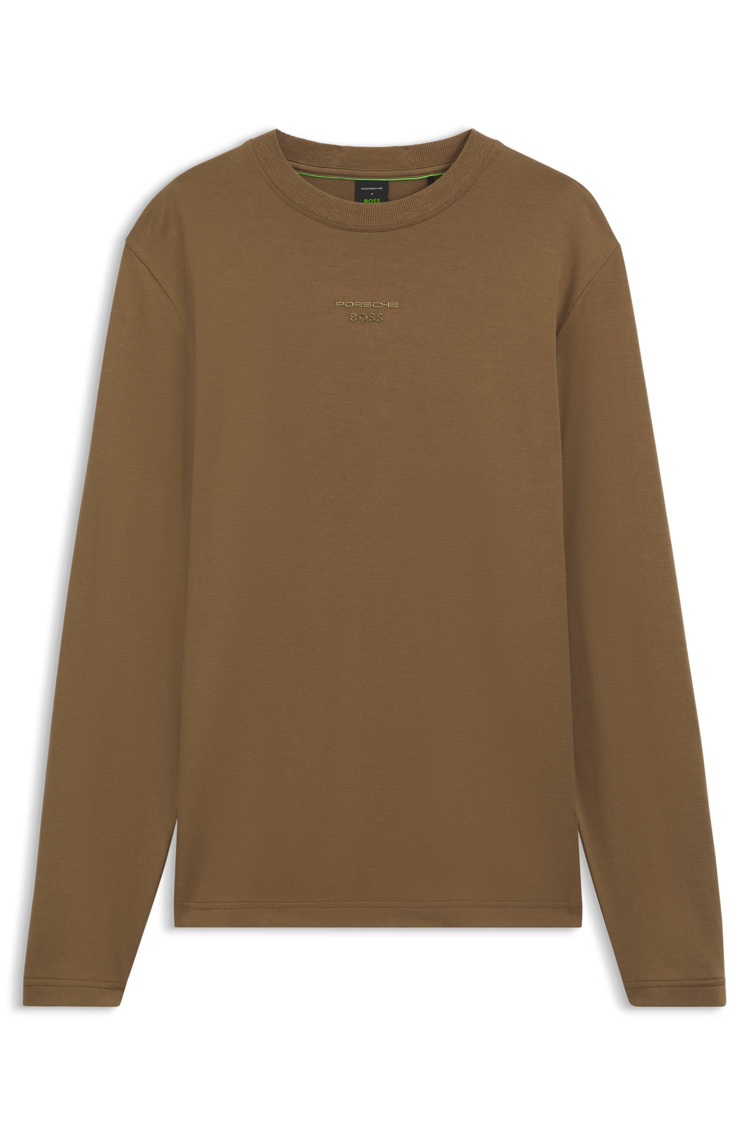 Boss Porsche x long-sleeved T-shirt with gloss logo herr – bild 4