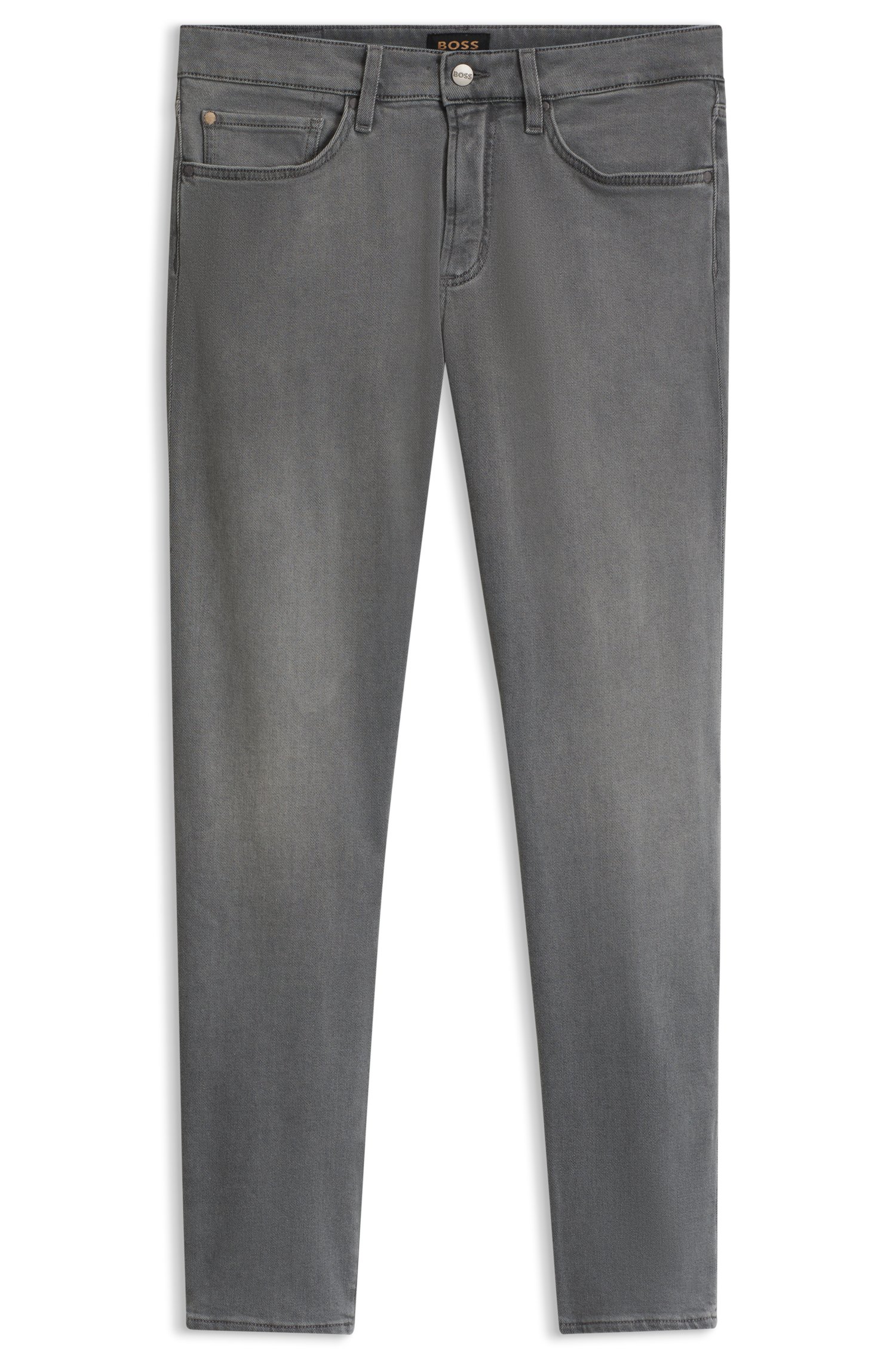 Boss Slim-fit jeans crafted in cashmere-blend denim herr