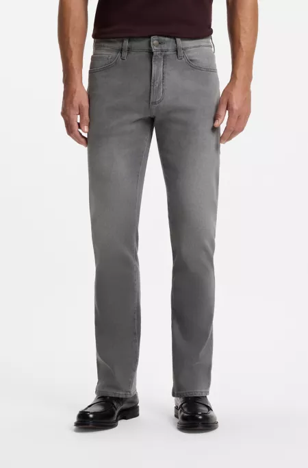 Slim-fit jeans crafted in cashmere-blend denim