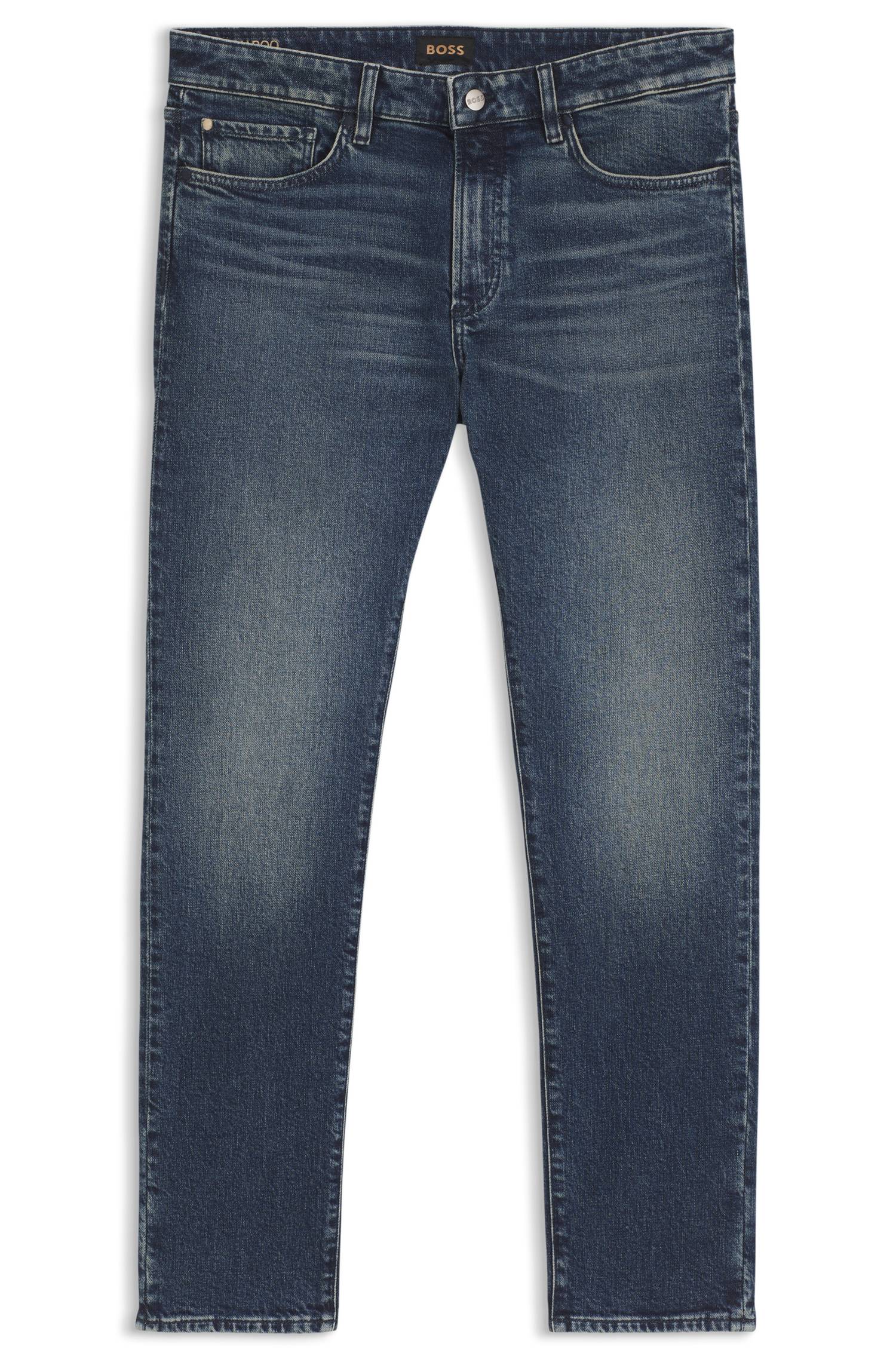 Boss Slim-fit jeans in Italian comfort-stretch denim herr – bild 4