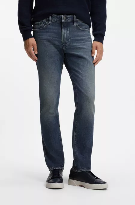 Jean Slim en denim stretch confortable italien