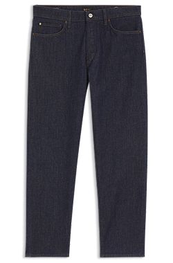Regular-fit jeans in raw stretch denim