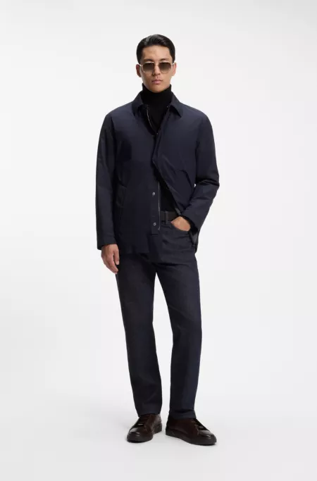 Jean Regular en denim stretch brut