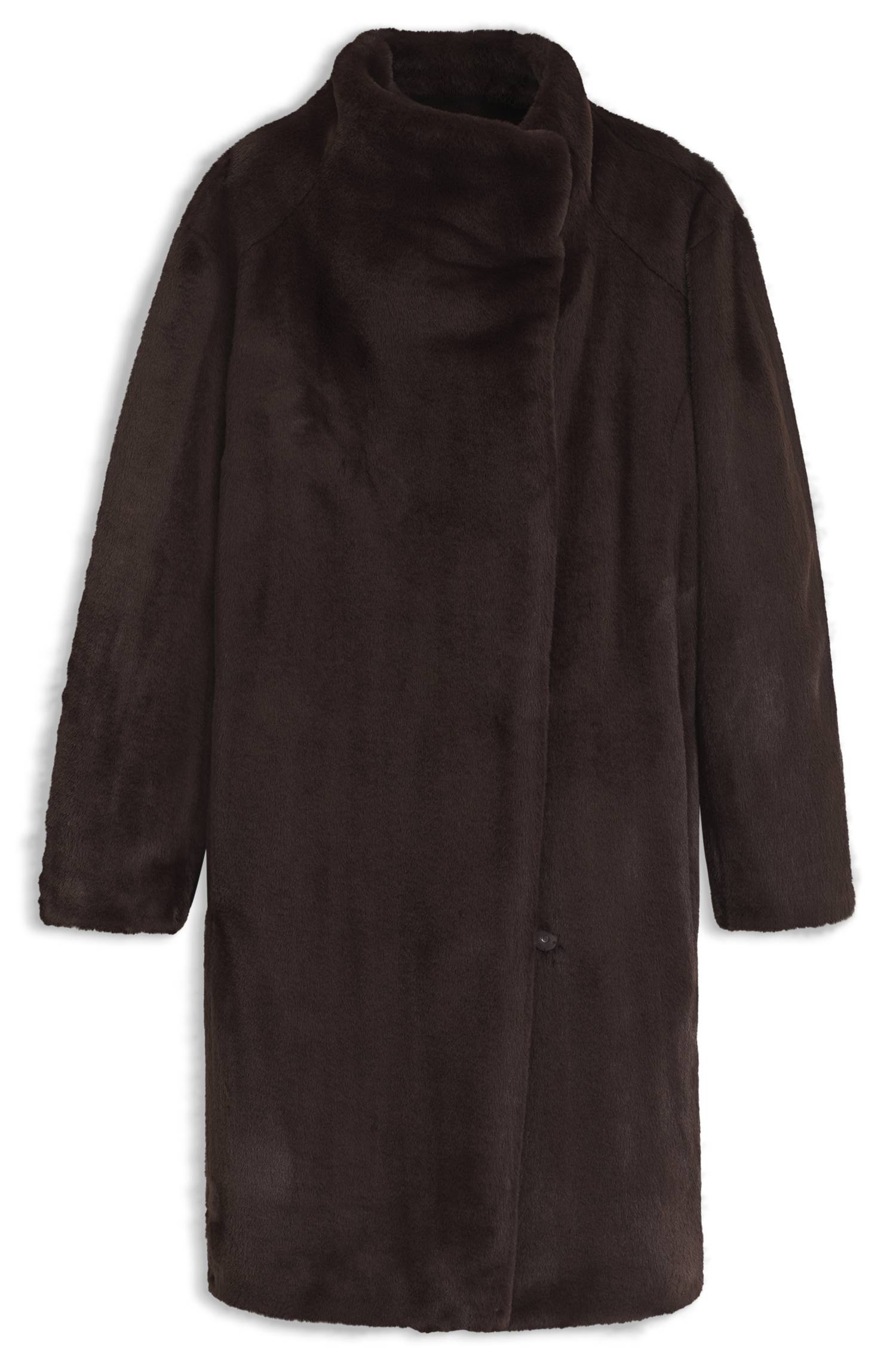 Boss Relaxed-fit teddy coat jackor dam – bild 4