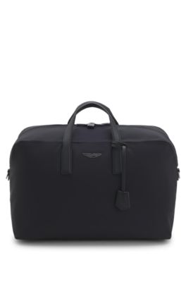 BOSS x ASTON MARTIN holdall with special branding, Black