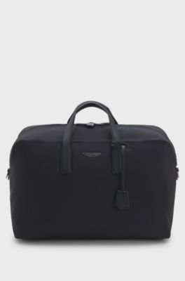 BOSS x ASTON MARTIN holdall with special branding, Black