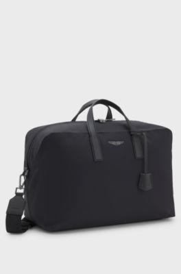 BOSS x ASTON MARTIN holdall with special branding, Black