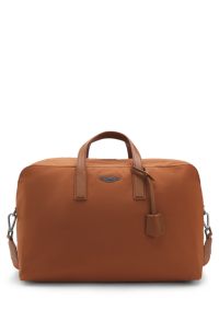 BOSS x ASTON MARTIN holdall with special branding, Brown