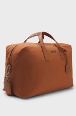 BOSS x ASTON MARTIN holdall with special branding, Brown