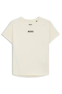 Active slim-fit T-shirt with moisture management, Light Beige