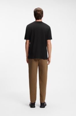 Porsche x BOSS T-shirt with gloss artwork, Black