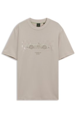 Boss Uomo Beige Top, M, New, - Immagine 2