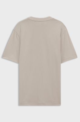 Porsche x BOSS T-shirt with gloss artwork, Light Beige