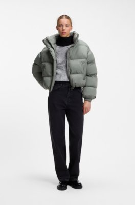 Hugo Boat-neck sweater with textured two-tone ribbing stickade tröjor dam – bild 2