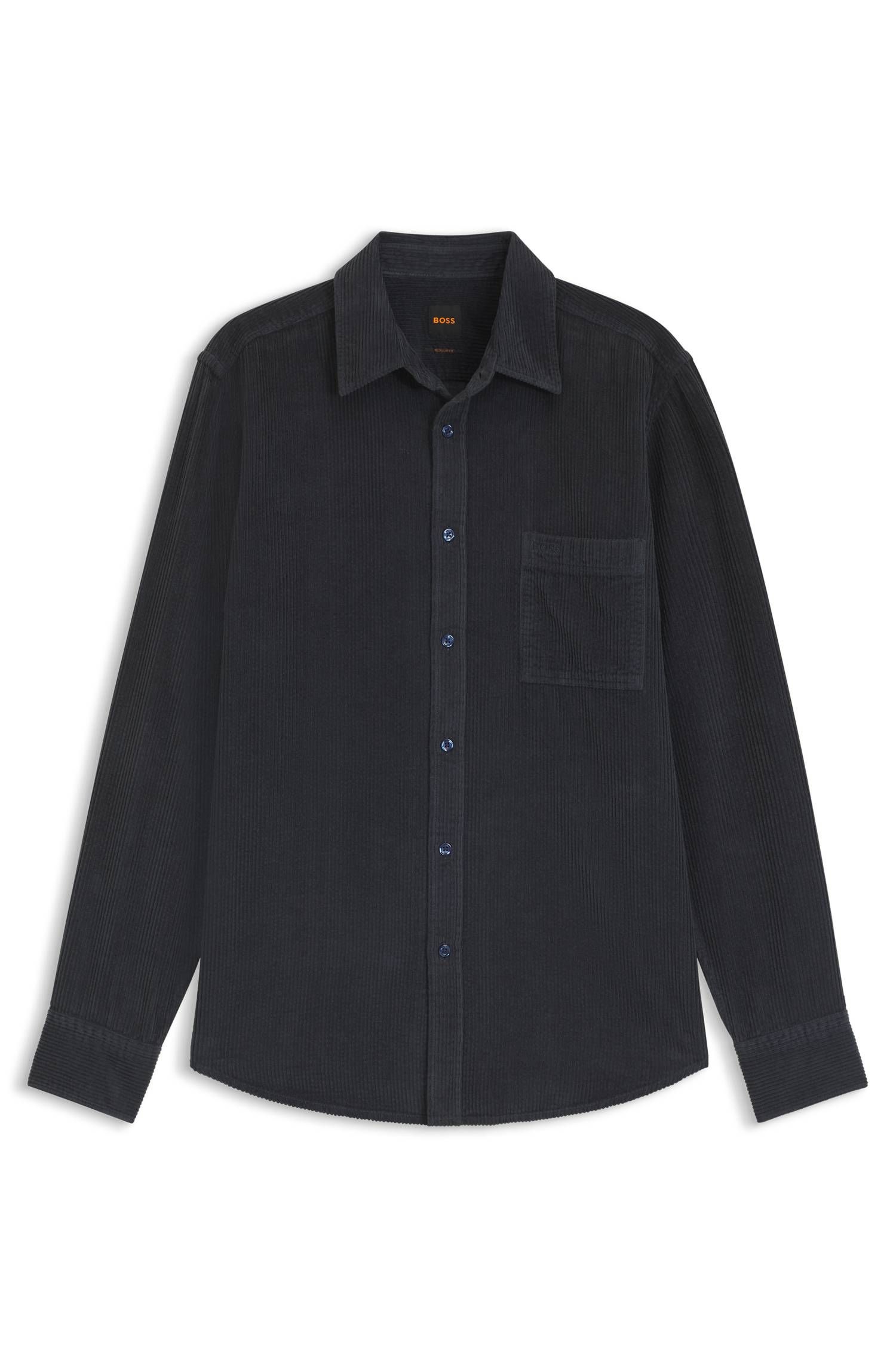 Boss Relegant Skjorta Corduroy herr – bild 5