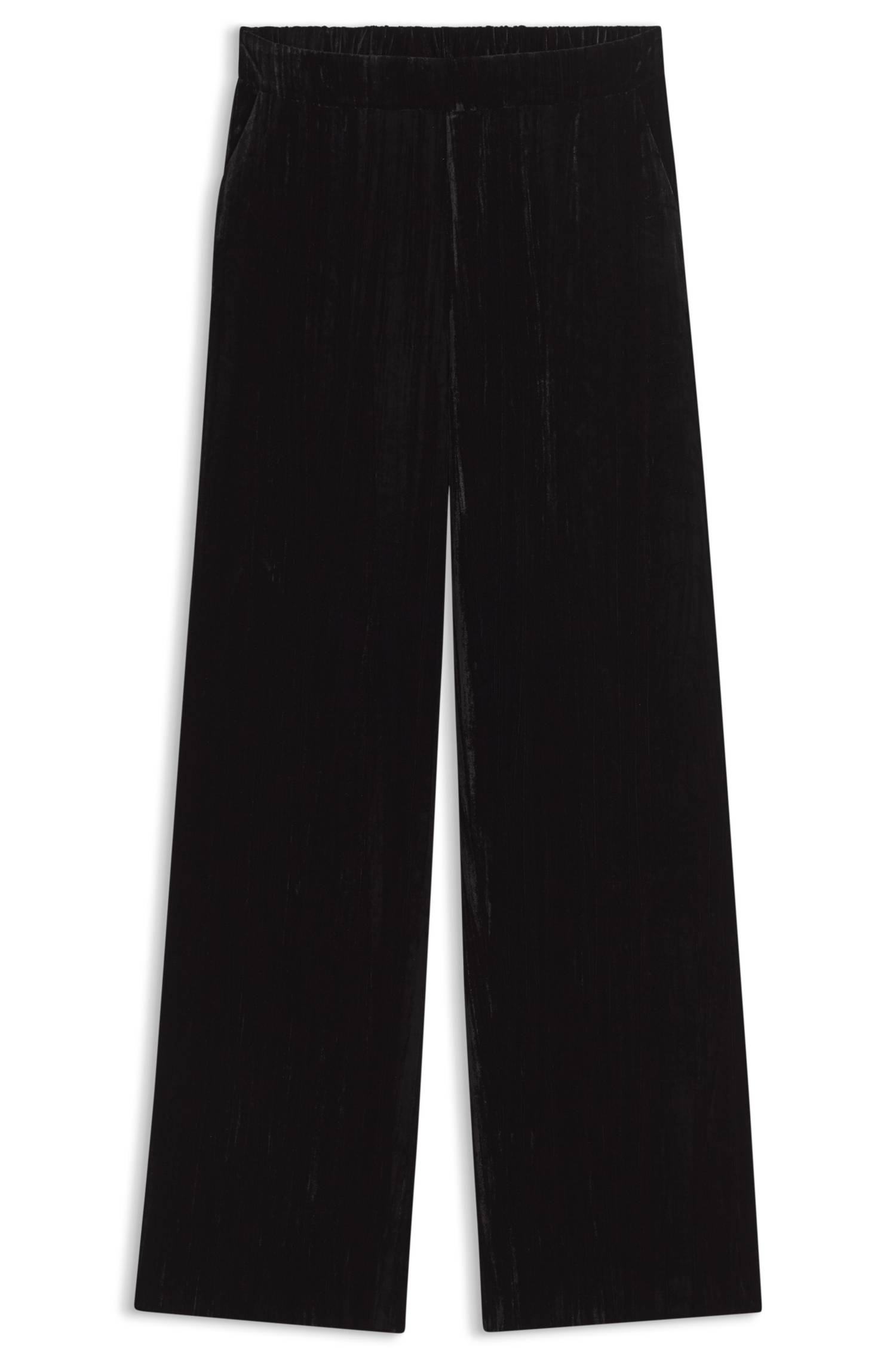 Hugo Relaxed-fit trousers in velvet byxor dam – bild 4