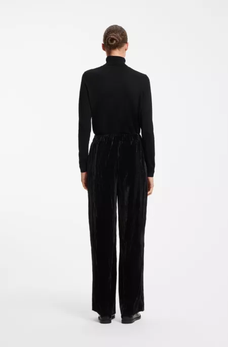 Relaxed-Fit Hose aus Samt