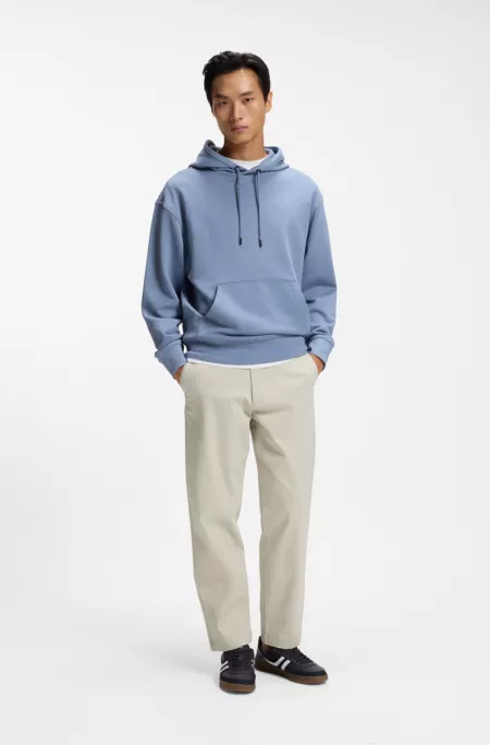 Pantalon Tapered en moleskine de coton stretch