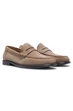 BOSS Selected by Shohei Ohtani suède loafers 