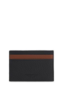 BOSS x ASTON MARTIN card holder in two-tone leather