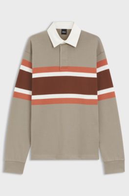 Timeless polo shirt in breathable cotton, Light Brown