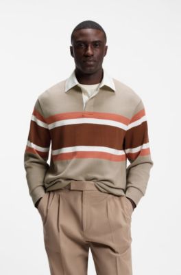 Timeless polo shirt in breathable cotton, Light Brown