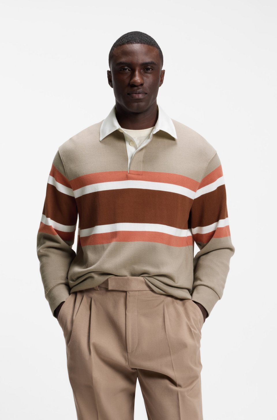 Timeless polo shirt in breathable cotton