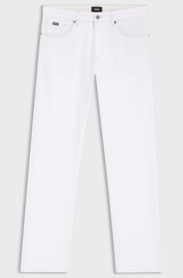 BOSS SELECTED BY SHOHEI OHTANI Jeans aus wei&szlig;em Denim, Wei&szlig;